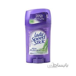 مام صابونی لیدی اسپید حاوی آلوئه ورا 48ساعت حجم 45گرم Lady Speed ا Lady Speed Stick pro 5 In 1 Antiperspirant For Women