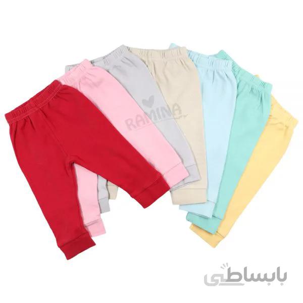 شلوار نوزادی رنگارنگ بیبی فورلایف Baby4life