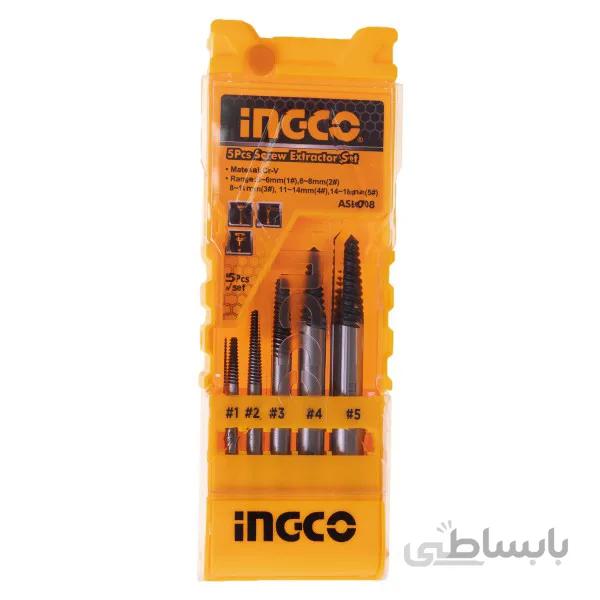 مجموعه 5 عددی قلاویز چپ گرد اینکو مدل ASE008