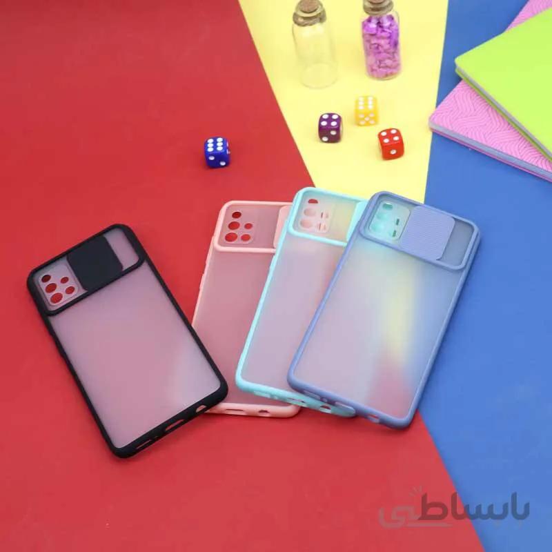 قاب پشت مات galaxy a51 محافظ لنزدار کشویی ا Lens Slider Case For Samsung Galaxy A51