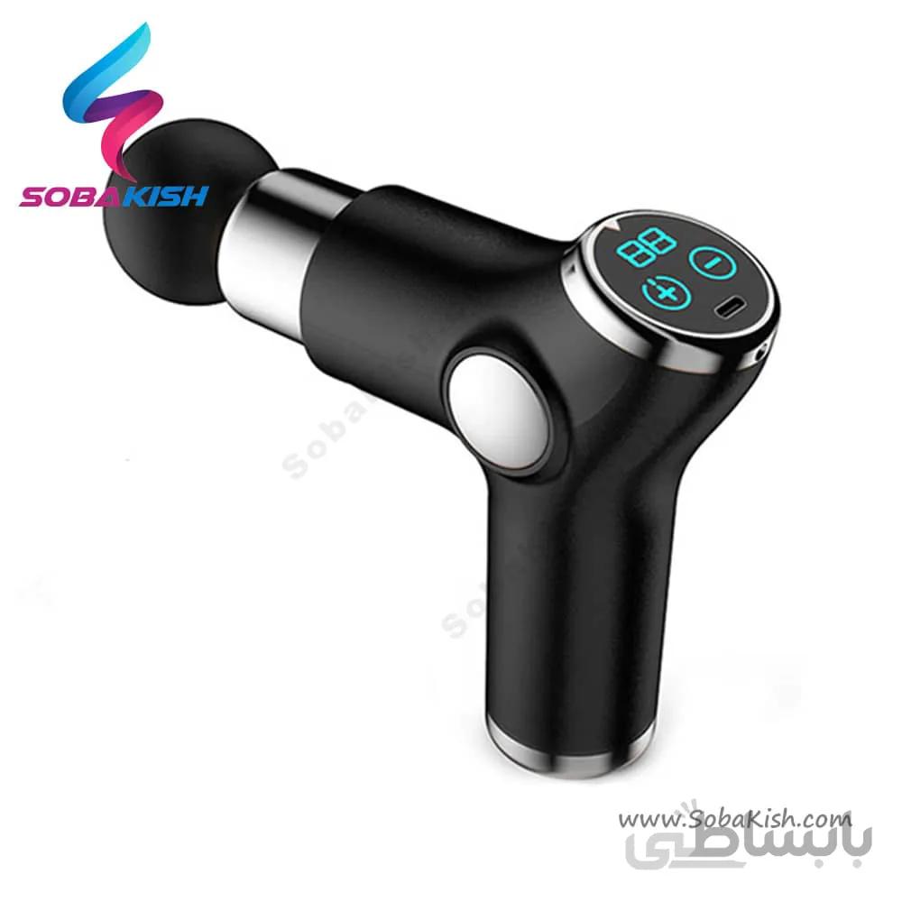 مینی ماساژور تفنگی دیجیتال بلوآیدیا مدل 323 ا Blueidea 323 Mini Digital Fascial Gun Massager