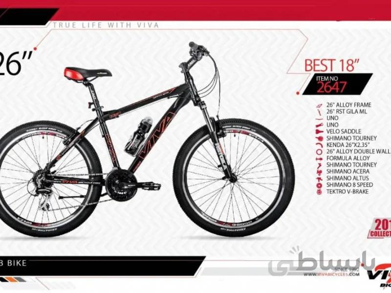 دوچرخه کوهستان ویوا مدل بست سایز 26 - VIVA BEST18 - 2019 colection کد 2647