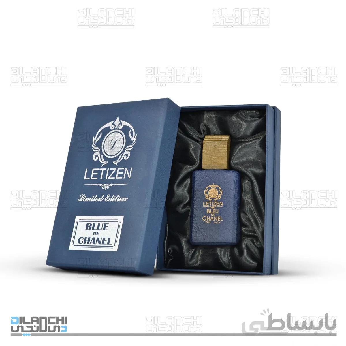 ادکلن مردانه هارد باکس لتیزن رایحه BLEU DE CHANEL حجم 100 میلی لیتر