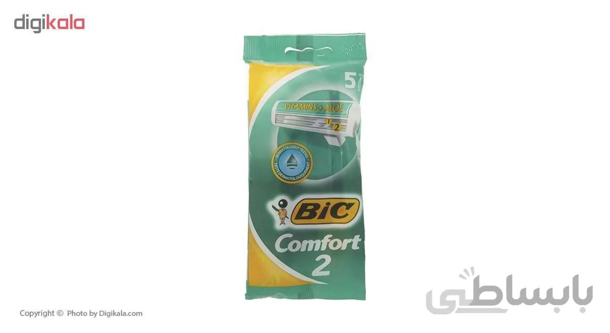 خودتراش بیک مدل Comfort بسته 5 عددی