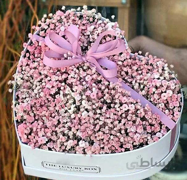 باکس گل قلبی ژیپسوفیلا ۴۴۳۳