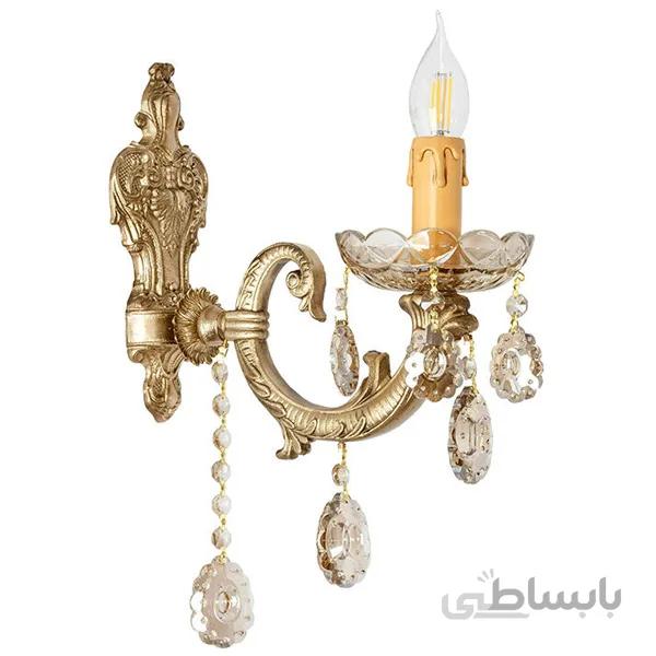 چراغ دیواری چشمه نور کد C2767/1W-A آنتیک
