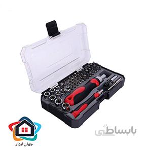ست پیچگوشتی و بکس 55 عددی RH 2717 رونیکس