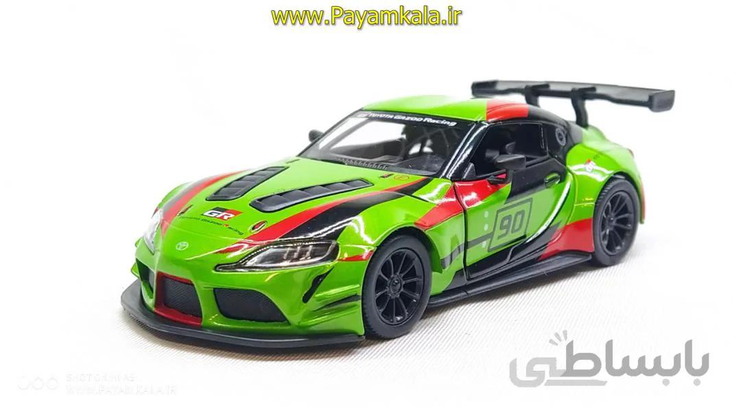 ماشین فلزی تویوتا (TOYOTA GR SUPRA RACING KINSMART) سبز