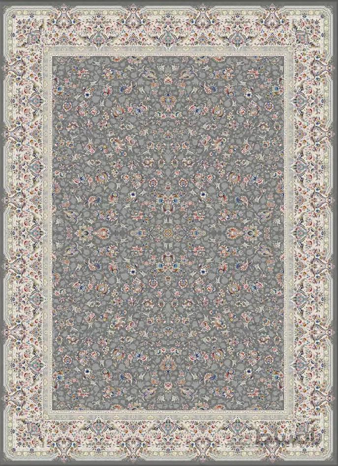 قالی سلیمان طرح DM02 کد رنگ 3825 کرم 1500 شانه تراکم 4500