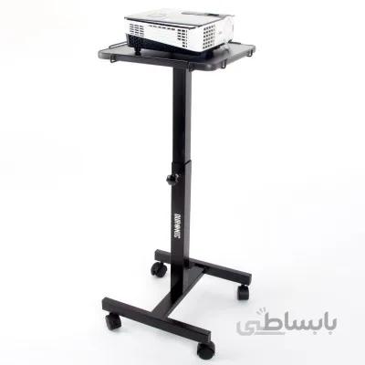 میز چرخدار یک طبقه پروژکتور