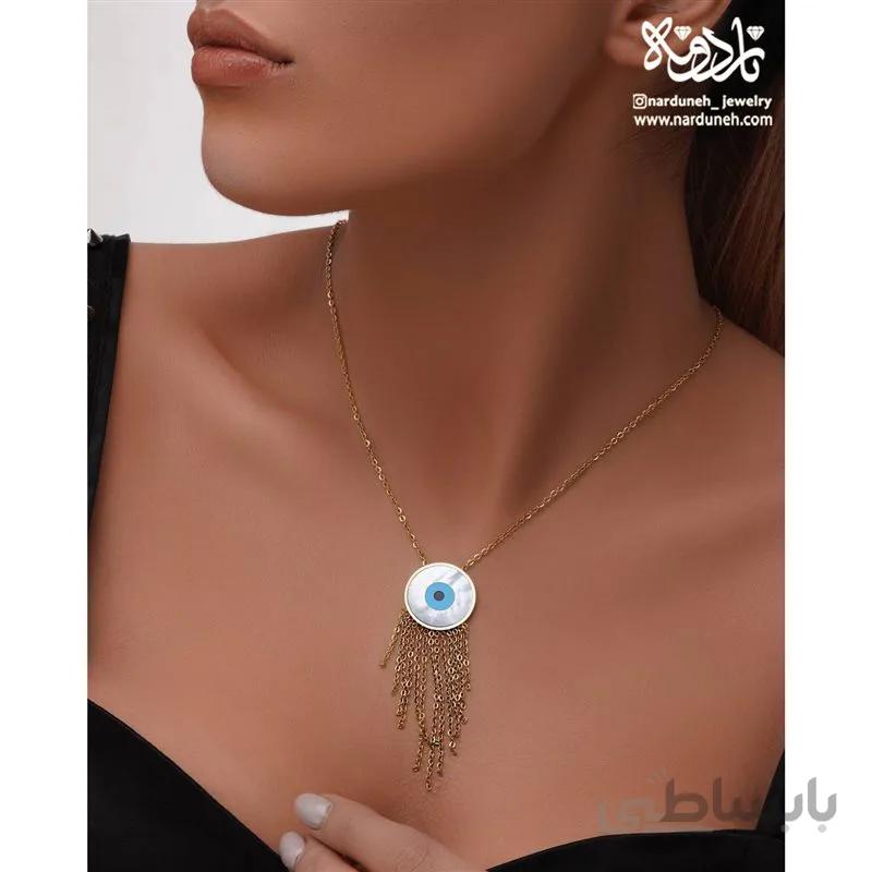 گردنبند استیل چشم - 03