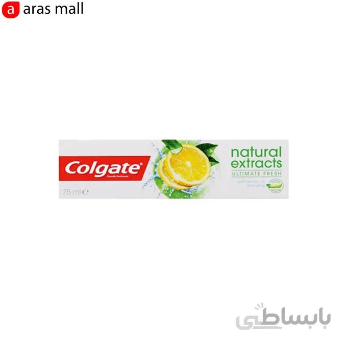 خمیردندان کلگیت مدل Colgate Natural Extracts میلی لیتر 75