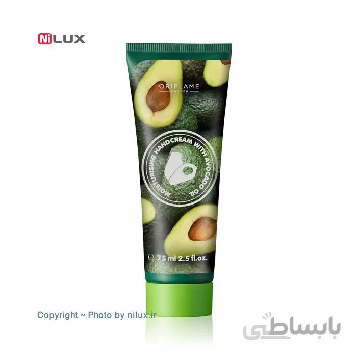 کرم مرطوب کننده دست اوریف لیم مدل Avocado Oil حجم 75 میلی لیتر ا Oriflame Avocado Oil Moisturising Hand Cream 75ml