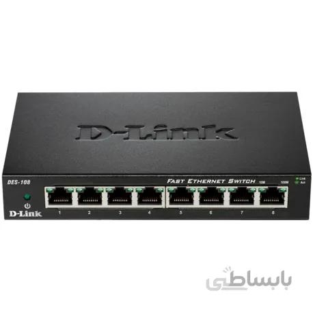 سوئیچ 8 پورت دی لینک DES-108 ا D-Link DES108 Switch 8 Port