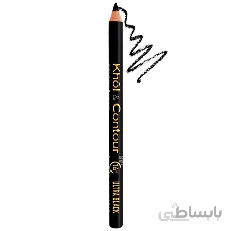 مداد چشم بورژوا مدل Khol And Countour Ultra Black