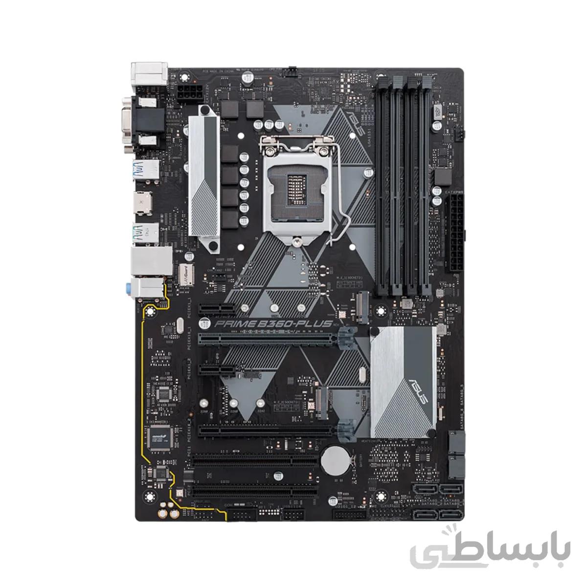 مادربرد ایسوس PRIME B360-Plus ا ASUS PRIME B360-Plus ATX MotherBoard