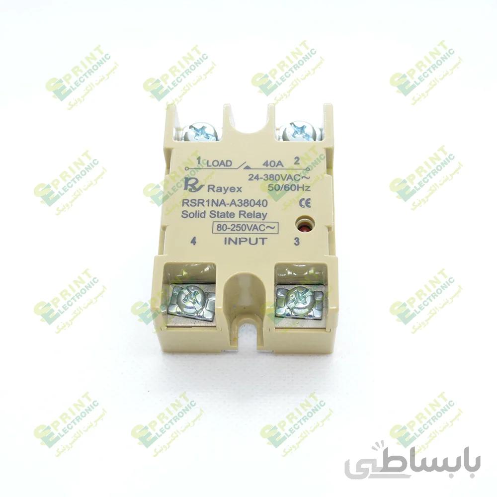 رله الکترونیکی SSR پیچ خور تک فاز 40 آمپر AC/AC