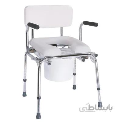صندلی مبله توالت با ارتفاع قابل تنظیم
