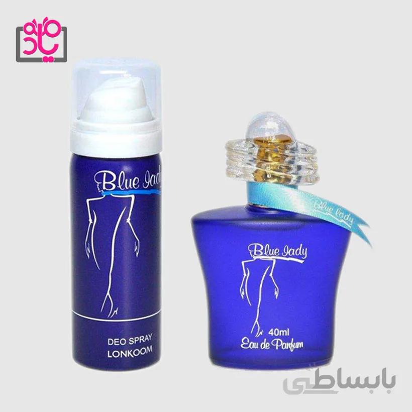 ادوپرفیوم زنانه لنکوم مدل Blue Lady حجم 40 میلی متر به همراه اسپری