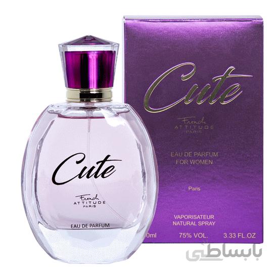 ادوپرفیوم زنانه فرنچ اتیتود کیوت 100 میل FRENCH ATTITUDE CUTE PARIS EAU DE PERFUM