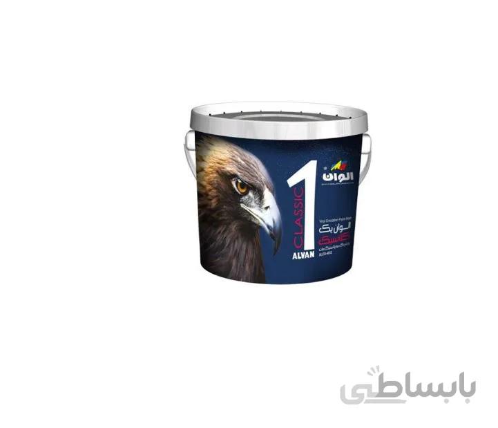 رنگ نیم پلاستیک درجه1 کلاسیک الوان 4.5کیلویی