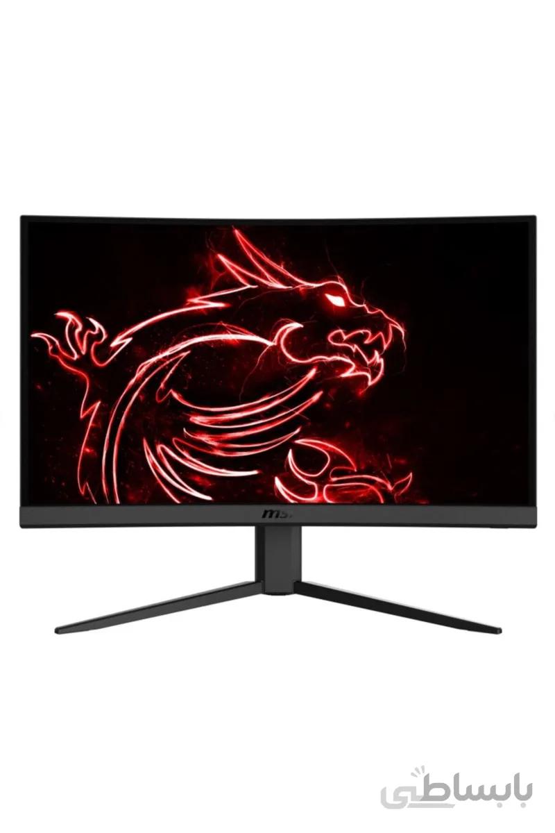 مانیتور MSI Optix G24C4 Curved Gaming ا MSI Optix G24C4 Curved Gaming Monitor, 24" FHD, 1500R Curvature, Non-Glare Super Narrow Bezel, 1ms 1920 x 1080 144Hz Refresh Rate, Tilt Adjustment, Black
