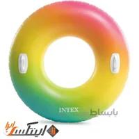 حلقه شنا بادی اینتکس طرح رنگین کمان ا Intex 58202