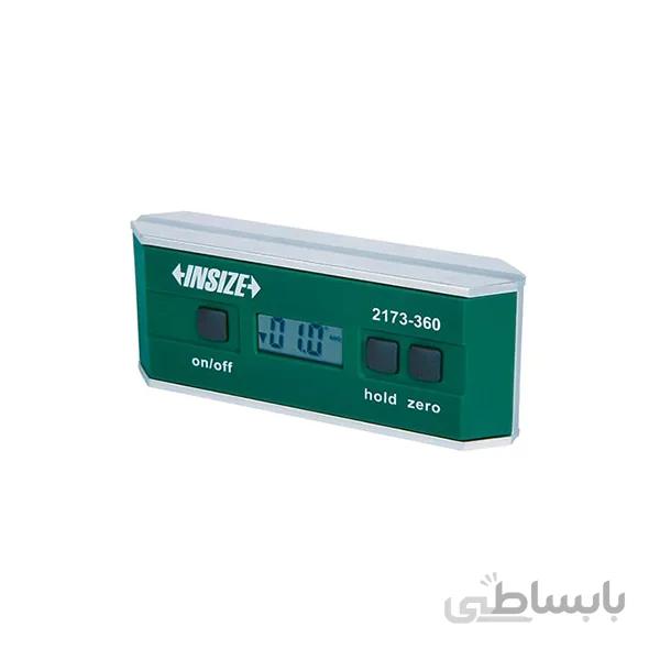 شیب سنج و زاویه سنج دیجیتالی اینسایز 360 درجه مگنتی مدل 360-2173 ا Insize Digital Level And Protractor 2173-360