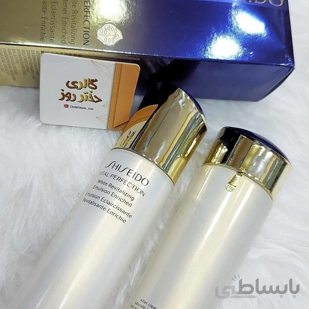 امولوسیون مرطوب کننده شیسیدو اصل ژاپن WHITE REVITALIZING SOFTENER LOTION SHISEIDO VITAL- PERFECTION