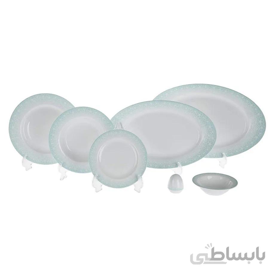 سرویس چینی ۲۸ پارچه چینی زرین سری ایتالیا اف مدل ساکورا