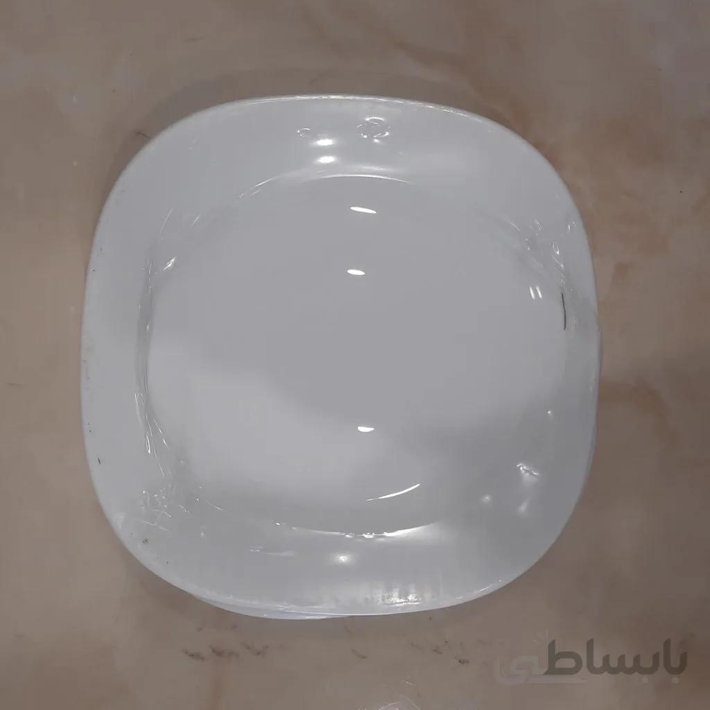 پیش دستی داماس مربع ساده