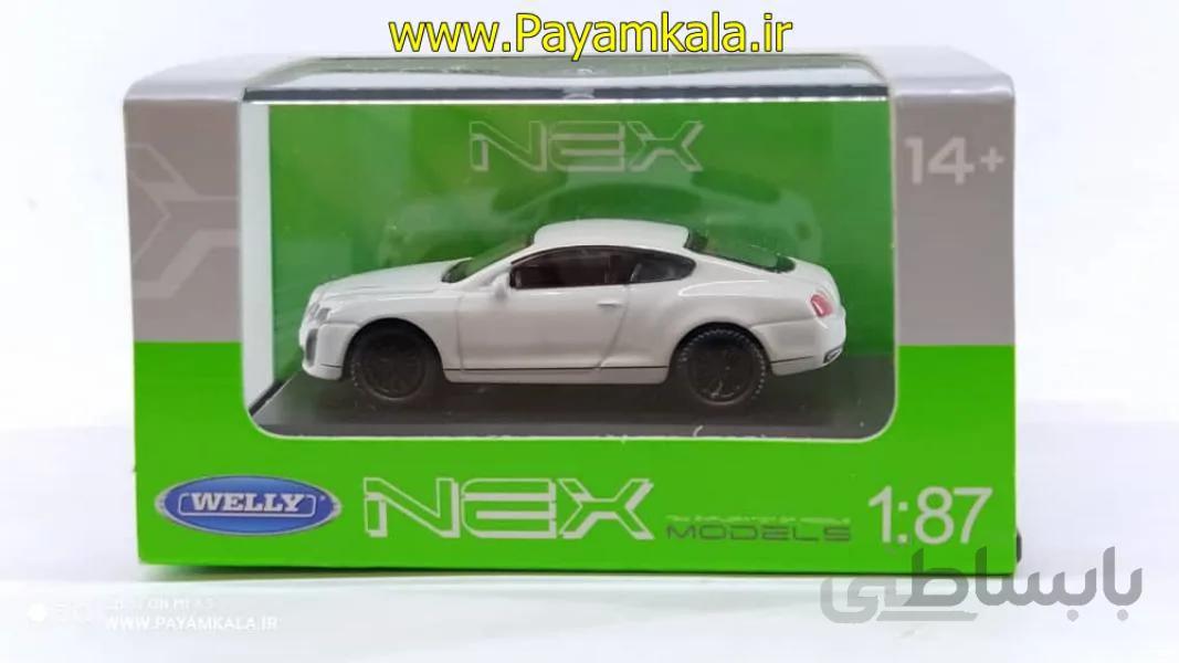 ماکت مینیاتوری بنتلی ( Bentley Continental SuperSports By WELLy)(1:87) سفید