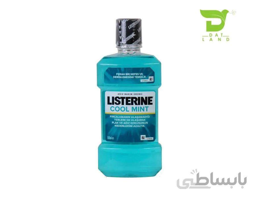 دهان شویه لیسترین مدل Cool Mint حجم ۵۰۰ میلی لیتر