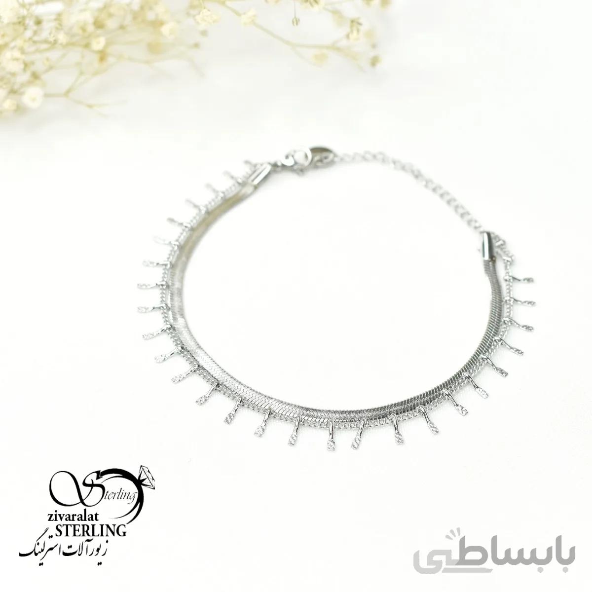 دستبند استیل زنانه کد 6004