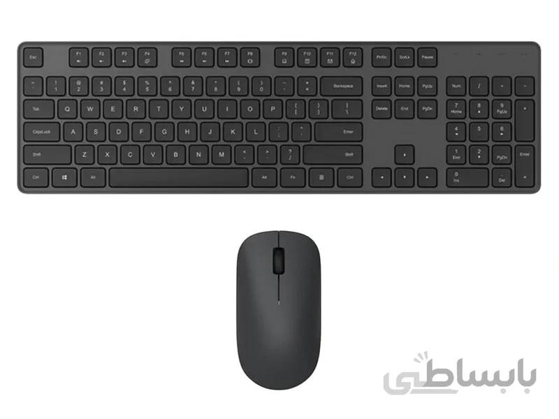 کیبورد و ماوس بی سیم شیائومی مدل WXJS01YM ا xiaomi wireless keyboard mouse WXJS01YM