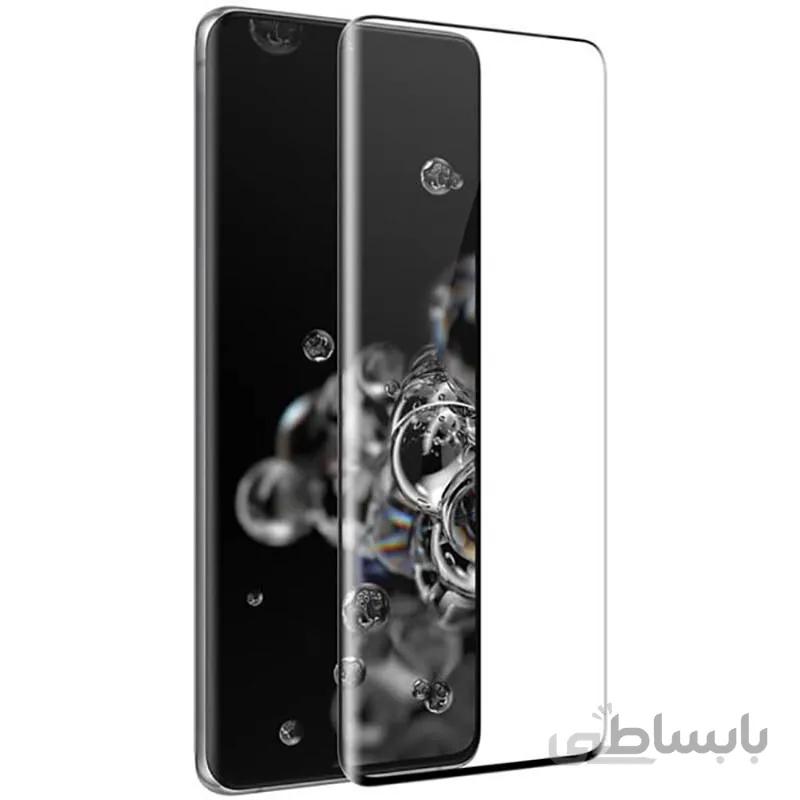 گلس یووی مناسب برای گوشی موبایل سامسونگ گلکسی S20 ultra همراه با چسب