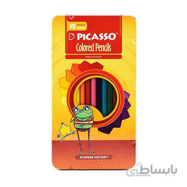 مداد رنگی – فلزی 12تایی پیکاسو picasso colored pencil
