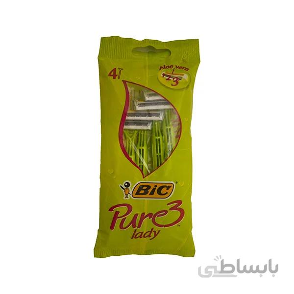 خودتراش ۳ تیغه بیک پیور بانوان مدل Pure Lady