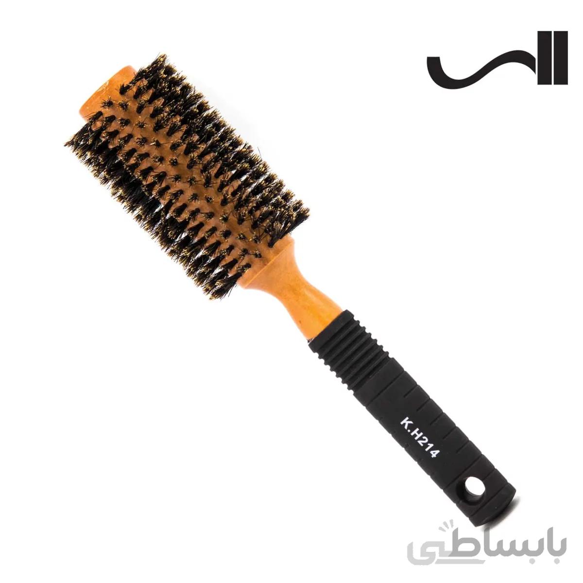 برس پیچ مویی حرفه ای چوبی KH-214 شی رز Sh-Rose
