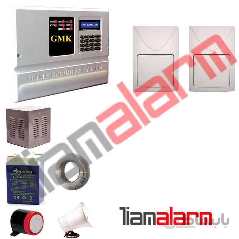 پکیج دزدگیر اماکن باسیم مدل جی ام کا سیم کارتی GM890F2