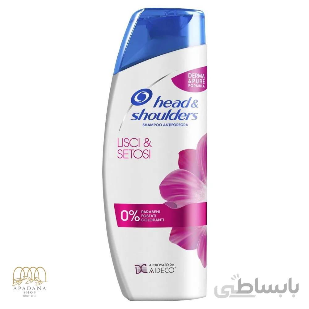 شامپو ضد شوره و ضد وز هد اند شولدرز مدل Smooth and Silky حجم 400 میل
