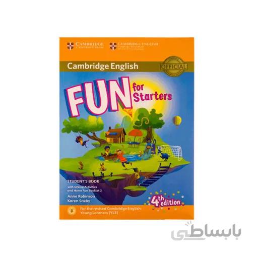 FUN FOR STARTER S.B+HOME FUN BOOKLET 2+CD 4TH گلاسه