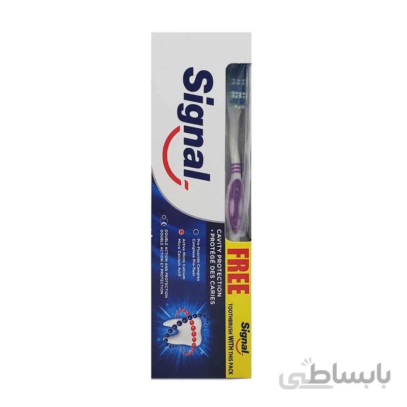 خمیردندان سیگنال ضد پوسیدگی + مسواک 150g