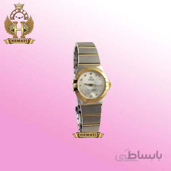 ساعت مچی زنانه امگا کانستلیشن OMEGA CONSTELLATION OMCL03 نقره ای طلایی (صفحه نقره ای)