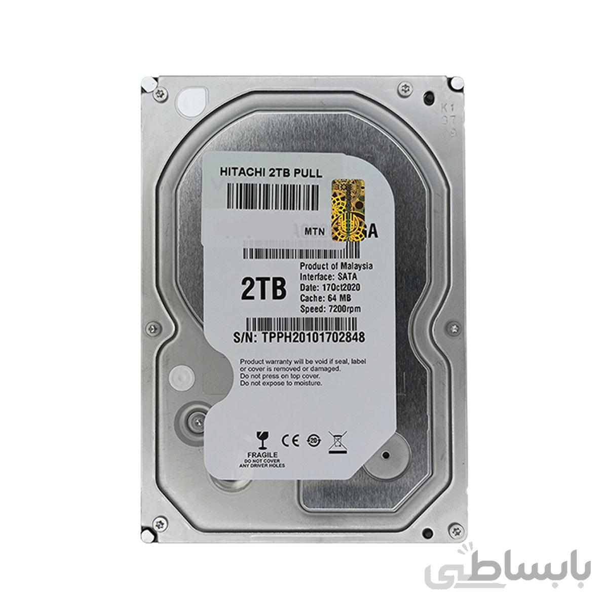 هارد دیسک اینترنال هیتاچی با ظرفیت ۲ ترابایت ا Hitachi internal hard drive 2 TB