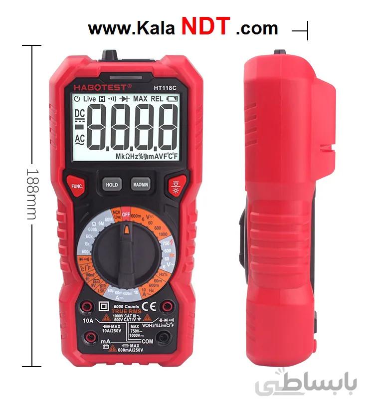 مولتی متر دیجیتال هابوتست مدل HT118D