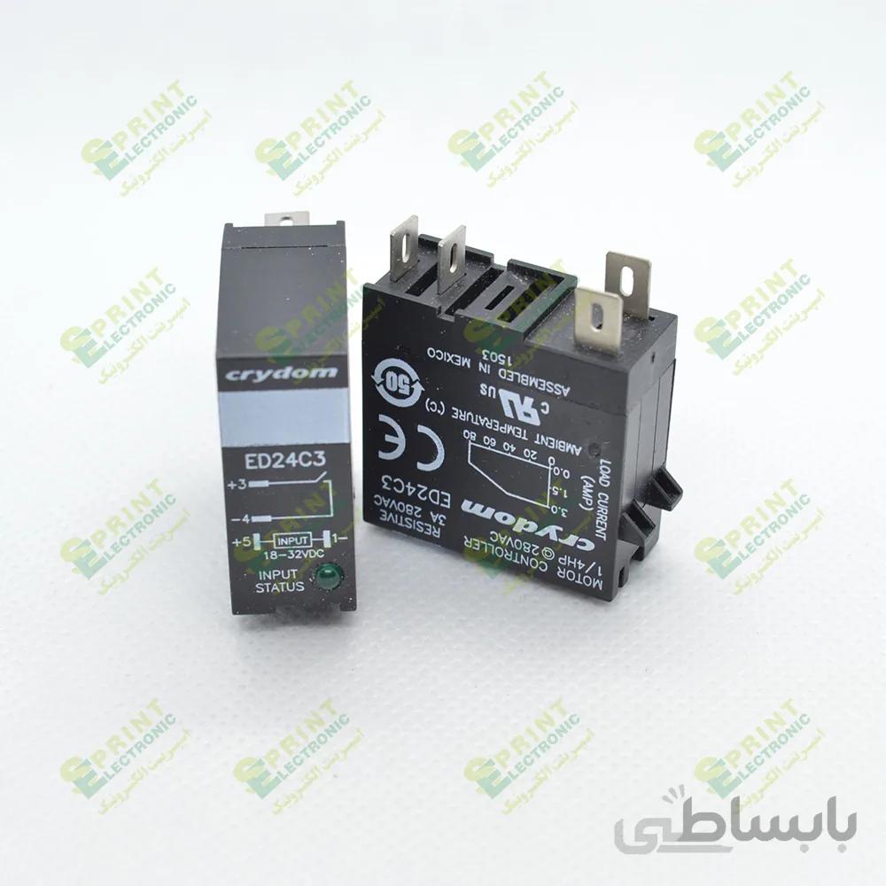 رله الکترونیکی SSR سوکتی 4 پایه تک فاز 3 آمپر DC/AC