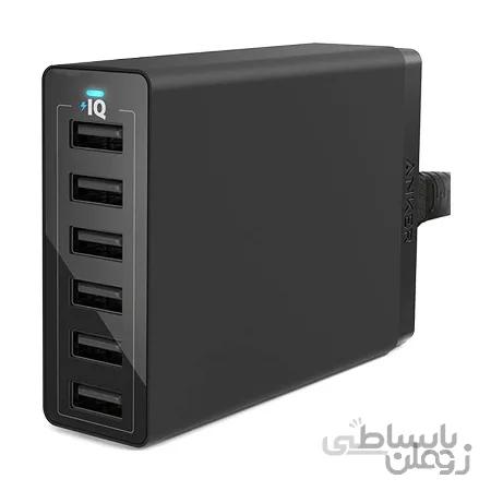 شارژر دیواری 60 وات 6 پورت انکر مدل A2123 Powerport 6