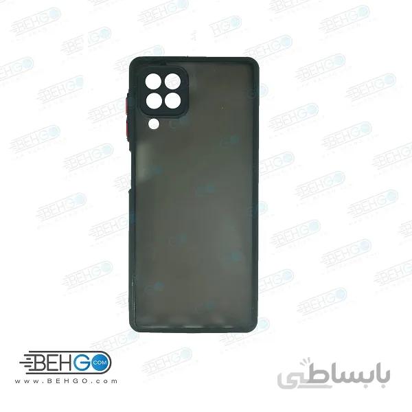 قاب سامسونگ A22 4G و M32 کاور پشت مات با محافظ لنز دوربین گوشی Samsung Galaxy M32 / A22 4G ا Matte Case For Samsung M32 / A22 4g