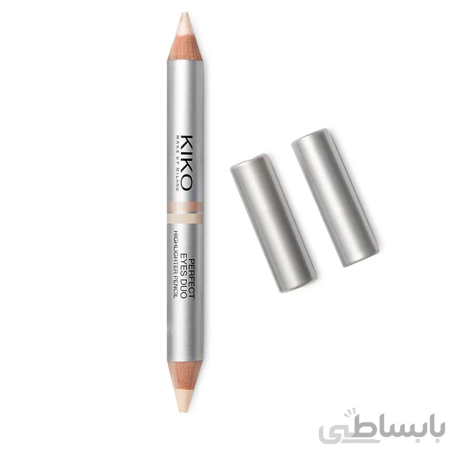 مداد دو سر کیکو ا Kiko perfect eyes duo highlighter pencil